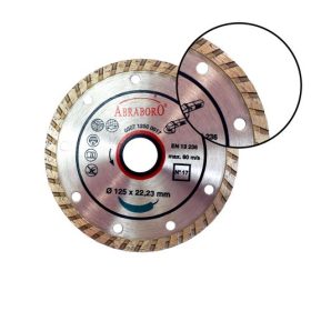 Gyémántvágó 125mm fogas uni