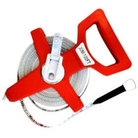 Mérőszalag 30m földmérős műanyag