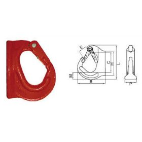 Emelőfül hegeszthető 3,0t