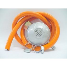 Propán-bután reduktor 30mbar szett 1m tömlő+bilincs