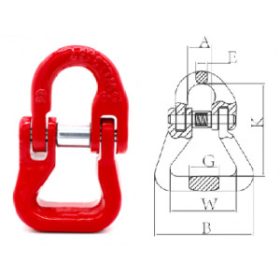 Összekötő szem nagyszilárdságú 2,0t hevederhez