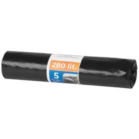 Szemetes zsák erős 100×150cm 280L 5db/csom