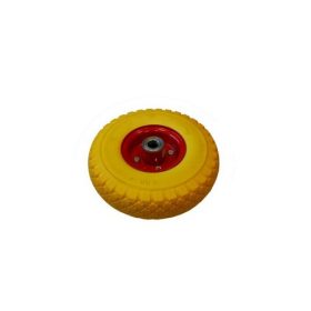   Molnárkocsi kerék fém golyós csapágyas tömör 3,0×4"