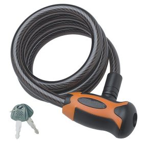 Kerékpárzár kulcsos 8mm×120cm