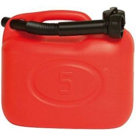 Üzemanyag kanna 5l műanyag piros