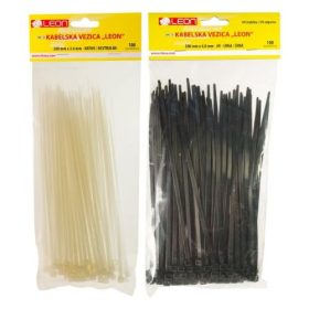 Gyorskötöző 100r 150x2,5mm fekete