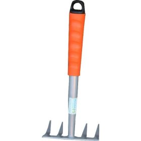 Kis kerti gereblye fém nyéllel