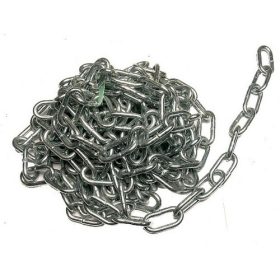   8x52 lapos folyólánc DIN 5685 C horganyzott (hosszú-szemű) 20m kötegben