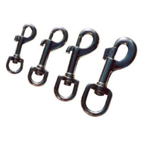 Nikkelezett karabiner 19×90mm