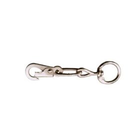 Rugóskapocs forgóval 4/75mm horganyzott