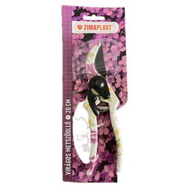 Metszőolló 20cm virág mintás