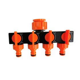 Csapcsatlakozó T elágazó négytutas elzáróval profi