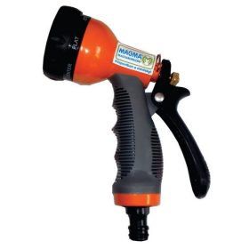 Öntözőpisztoly kézvédős 7 funkciós fém